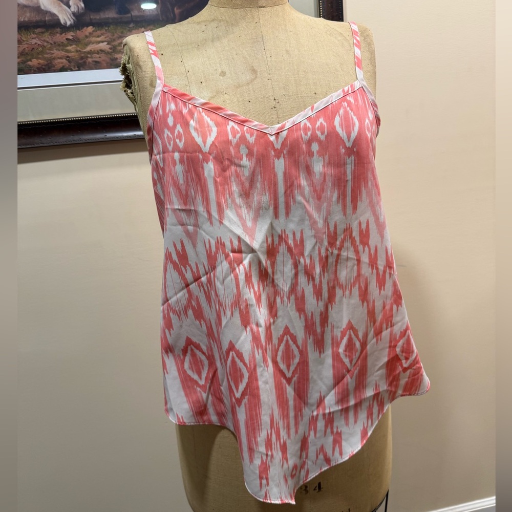 INC International Concepts Pink & Cream Tank Top